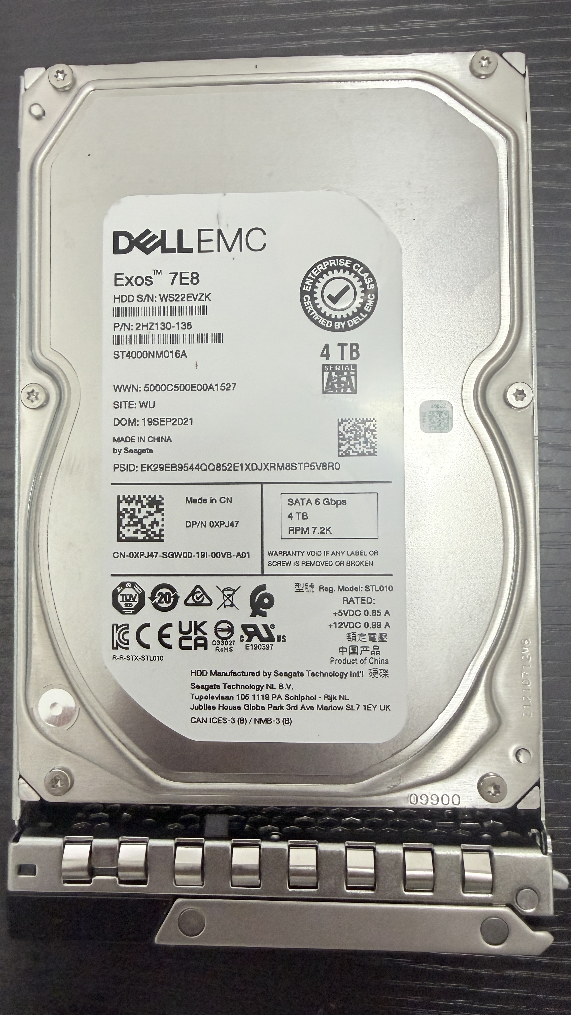 戴尔 希捷 ST4000NM016A 4TB SAS
